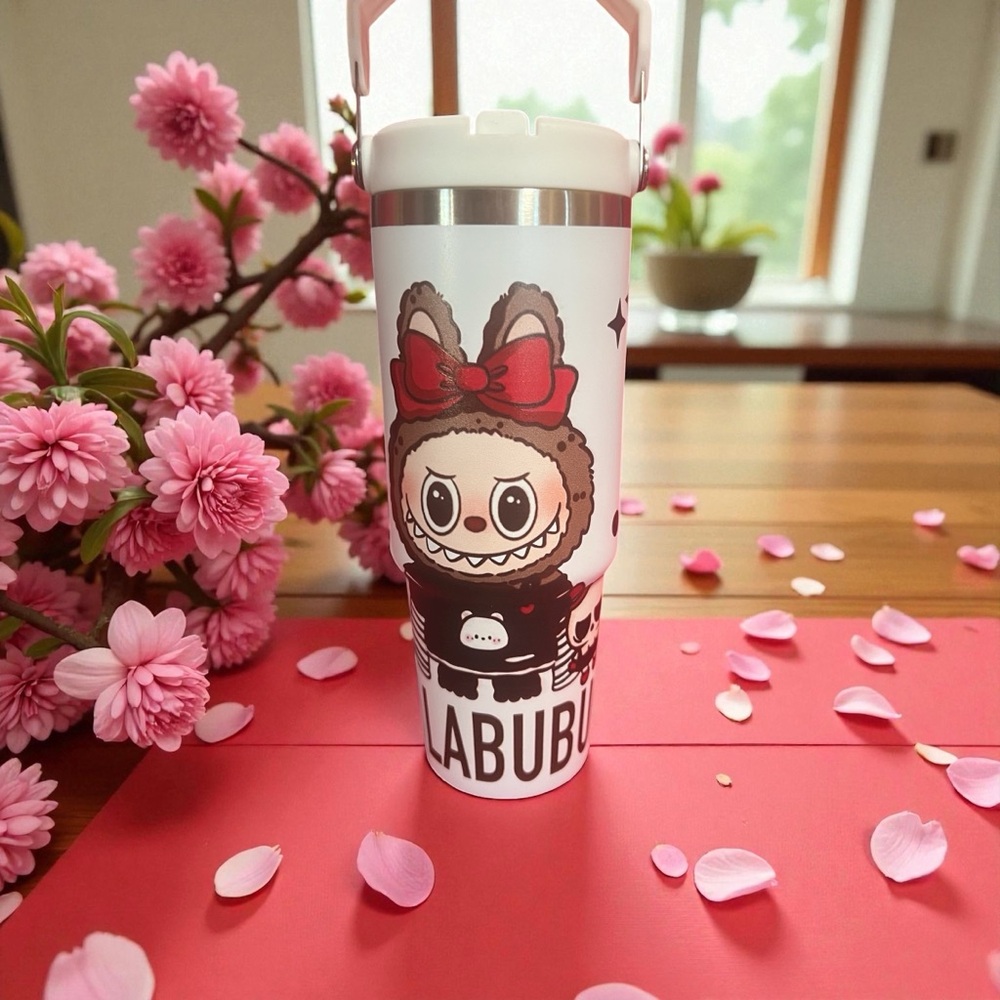 Cute Labubu Character Tumbler
